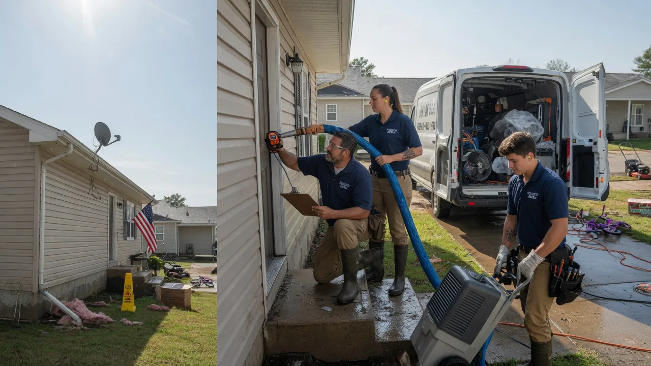 Ceiling Water Damage Restoration in Clayton, DE near me